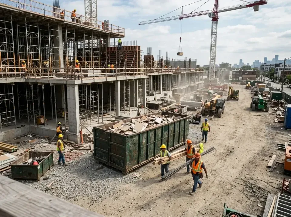 commercial-construction-site-w-002 — frequently asked questions, Low Cost Construction Dumpster Rental in Olivehurst, CA
